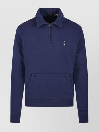 Ralph Lauren half zip pullover front pocket