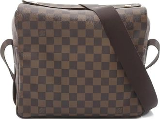 Louis Vuitton Borsa messenger Naviglio Damier Ebene 2008 - Marrone