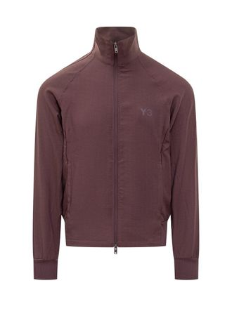 Yohji Yamamoto Burgundy Full Zipper Sports Jacket Y-3