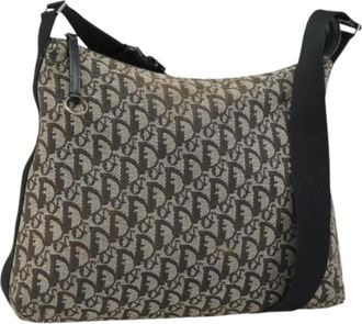 Dior Pre-owned Cross Body Bags, female, Multicolor, Size: ONE SIZE Pre-owned Trotter Canvas Shoulder Bag