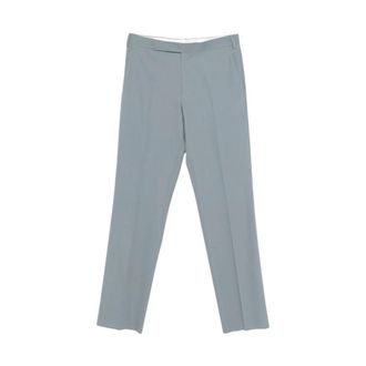 Lardini Suit Trousers, male, Gray, Size: XL Pantalone sartoriale con piega