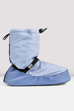Bloch Adult Warm Up Booties, Pastel Blue Nylon