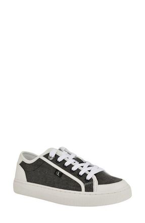 Calvin Klein Lorean Low Top Sneaker in Black at Nordstrom, Size 7.5