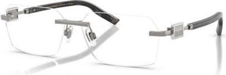 Dolce & Gabbana 60mm Rectangle optical glasses in Grey at Nordstrom