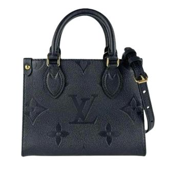 Louis Vuitton Pre-owned Monogram Empreinte Mini Bag - Dames - Pre-owned - Zwart - Maat: ONE Size Leer