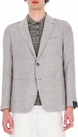 Tagliatore Montecarlo Ferla Silk-Linen-Cotton Blazer