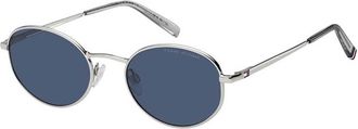 Tommy Hilfiger TH 2219/S 010/KU Mens Sunglasses Silver Size 55