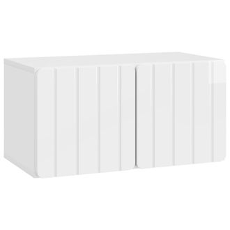 vidaXL Mueble Para Tv De Pared Brillante 59,5 X 31 X 30 Cm Vidaxl