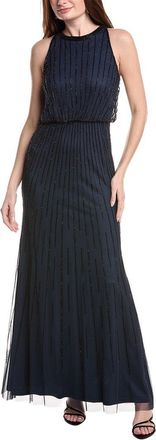 Adrianna Papell Sleeveless Solid Maxi Dress