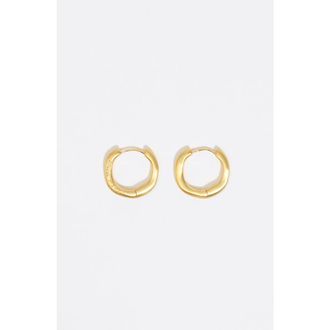 Bimba & Lola Irregular Hoop Earrings in Gold at Nordstrom