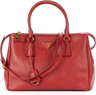 Prada Pre-owned Womens Small Executive Tote Shoulder Bag - Red - One Size