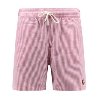 Polo Ralph Lauren Beachwear, male, Pink, Size: XL 5.75-Inch Traveler Classic Swim Trunk