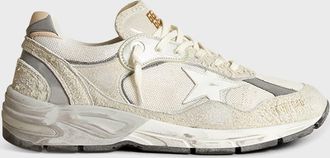 Golden Goose Star Dad Mixed Leather Running Sneakers