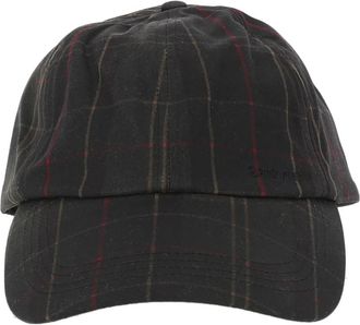 Barbour Haydon Tartan Cap - unisex - Petten - Groen - ONE Size - Accessoires