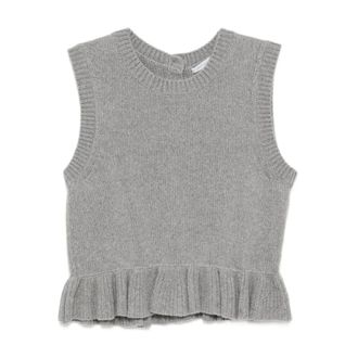 Cecilie Bahnsen Dames, Truien, Grijs, Maat: S Wol