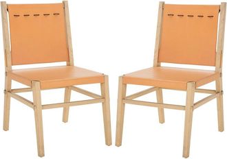 Safavieh Couture Catriella Leather Dining Chair