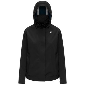 K-Way Marlette Twill Soft Beaver Jas - Dames - Sport - Zwart - Maat: L Nylon
