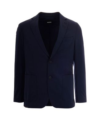 BOSS Slim Fit Single-Breasted Jacket in High-Performance Stretch Jersey