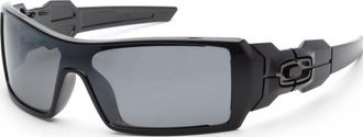 Oakley Mens OO9081 26 203 50 28 Oil Rig Sunglasses - Black - One Size