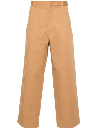 Gucci twill straight trousers - Neutrals