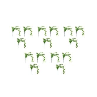 OEM 15 Piezas De Guirnaldas De Flores Artificiales De L&uacute;pulo, Plantas Colgantes De Enredaderas Artificiales Para Decoraci&oacute;n De Interiores Y Exteriores, Po