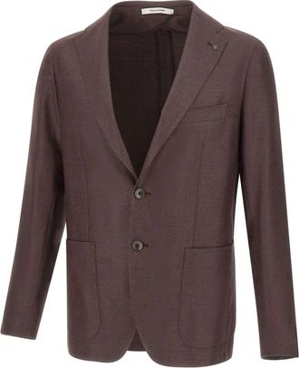 Tagliatore Jasjes Bruin - Heren - Blazers - Bruin - 2XL - Wol - Jassen