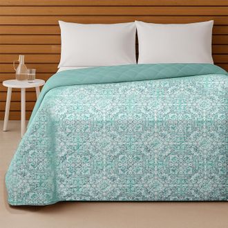 KASANOVA Trapuntino matrimoniale Piastrella acqua