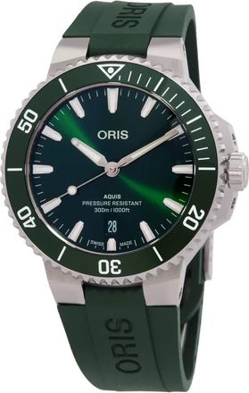 Oris Aquis Date Automatic Green Dial Mens Watch 01 733 7787 4157-07 4 22 37FC