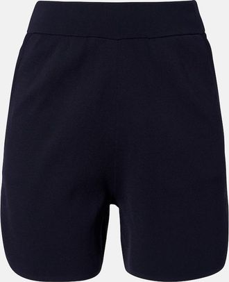 Max Mara Knitted cr&ecirc;pe shorts