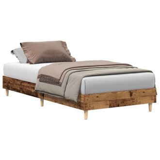 vidaXL Estructura De Cama Madera Envejecida 80 X 200 Cm Vidaxl
