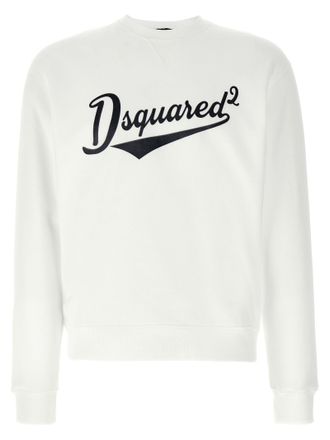 【関税&送料込】Dsquared White Cotton Sweatshirt Dsquared2 White Cotton Sweatshirt from $300.00 - on Stylight