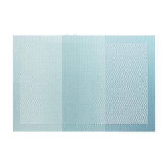 OEM Manteles Individuales De Pvc Tejido, Rectangulares, Con Degradado De Color Manteles Individuales De Estilo Occidental, Duraderos Y Termoaislantes F&aacute;ci