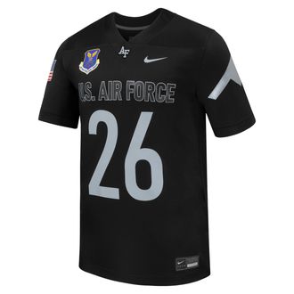 Nike Air Force Nike Mens College Untouchable Game Jersey in Black | P31811J521AFDU-BLK
