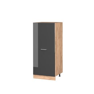 Vicco Armario Alto R-line, Antracita Alto Brillo, 60 Cm