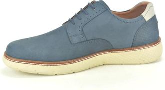 Australian Footware Blauw Nubuc Print N. - Heren - Veterschoenen - Blauw - 40 EU - Schoenen