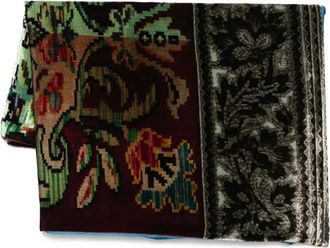 Pierre-Louis Mascia Foulard a fiori - Marrone