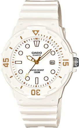 Casio Womens Water-Resistant Analog Watch with White Dial - LRW-200H-7E2V