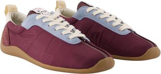 Kenzo Womens Striker Low Sneakers - Kenzo Cotton Burgundy Shoes