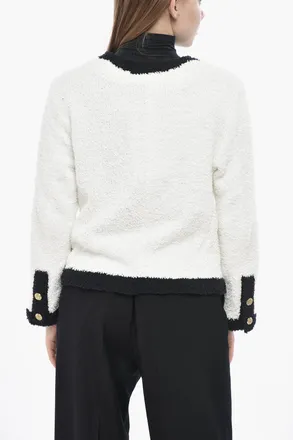 Undercover Cardigan Zip-up con Bordi a Contrasto Undercover
