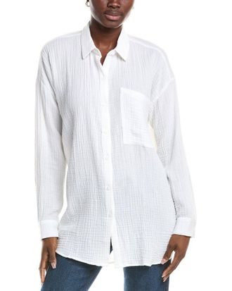 Eileen Fisher Classic Collar Long Shirt