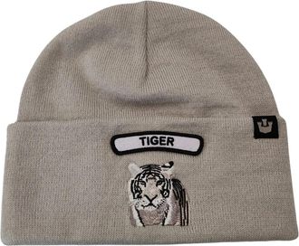 Goorin Brothers Zachte Rock Tiger Beanie - Dames - Hoeden - Grijs - ONE Size - Accessoires