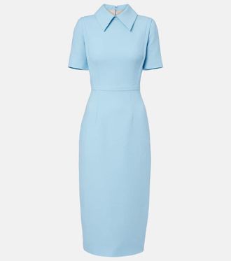 Emilia Wickstead Valletta wool cocktail dress