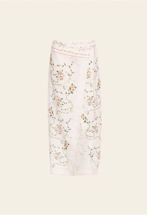 Agua Bendita Tierra Navegante Pareo Midi in Ivory at Nordstrom, Size X-Small/small