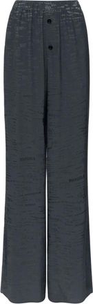 Maison Margiela S52Ka 0529 Wijde Broek - Dames - Wijde Broeken - Grijs - 2XS - Broeken