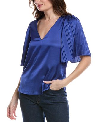 Rebecca Taylor Pleated Blouse