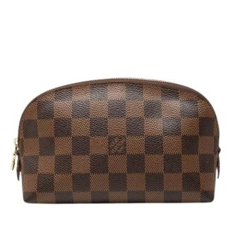 Louis Vuitton Pre-owned Damier Canvas Pouch - - Pre-owned - Donna - Marrone - ONE SIZE