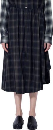 Our Legacy Falda Midi Fan - Skirts - Mujer - Marr&oacute;n - M