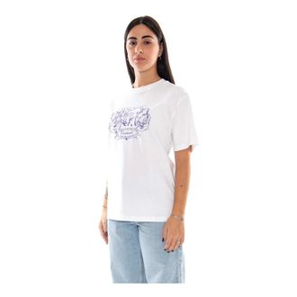 Carhartt Work in Progress Camiseta W S/S Chez WIP - Tops - Mujer - Blanco - S
