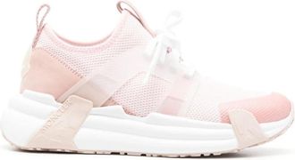 Moncler Pink Lunarove Panelled Sneakers - Dames - Sneakers - Roze - 41 EU - Leer - Schoenen