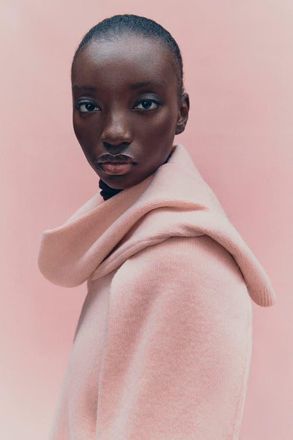 H&M Oversized Jumper in Powder Pink at Nordstrom, Size Xx-Large